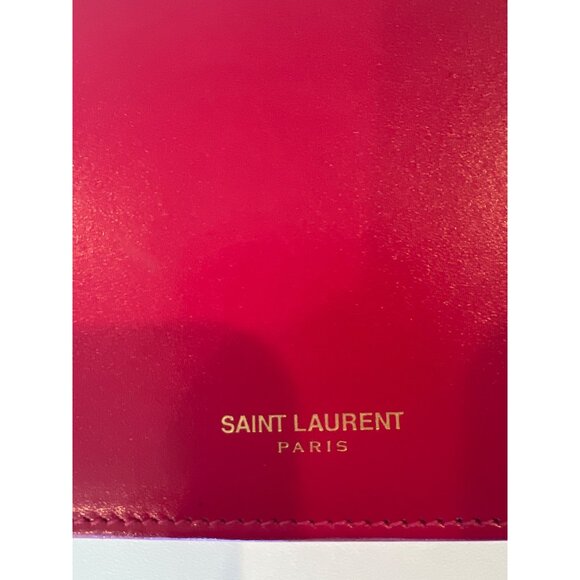 Unisex Saint Laurent Fuchsia Leather Tablet Case - Picture 6 of 13